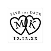 Tampons Encreurs Enregistrer La Date do-it-yourself Mariage Monogra (Impression)