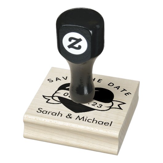 Tampons Encreurs Enregistrer La Date Timbre Coeur De Timbre De Mari (Tampon)