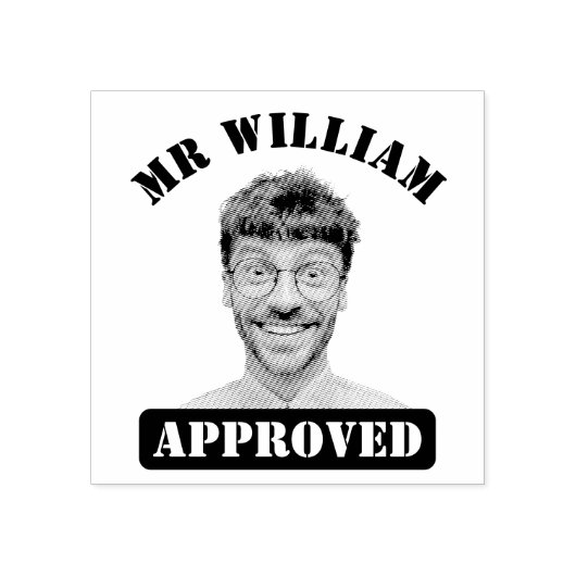 Tampons Encreurs Enseignant Personnalisé Du Visage Funny Approuvé (Impression)