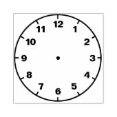 Tampons Encreurs Enseignant Vide Horloge Face Aide pédagogique (Impression)