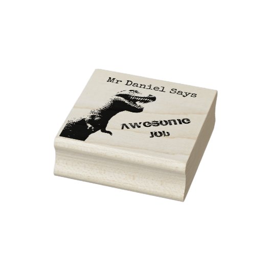 Tampons Encreurs Enseignants T-Rex personnalisés Un travail formida (Tampon)