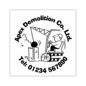 Tampons Encreurs Entrepreneurs de démolition. (Impression)