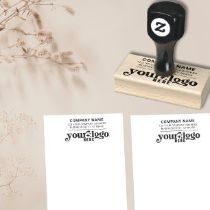 Tampons Encreurs Entreprise Adresse Logo Professionnel