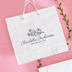 Tampons Encreurs Entreprise artisanale moderne sur mesure, Floral G