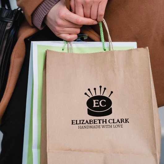 Tampons Encreurs Entreprise De Couture Personnalisée, Grande