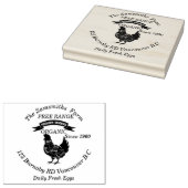 Tampons Encreurs Entreprise familiale Chicken Egg Farm depuis 1960 (Tamponné)