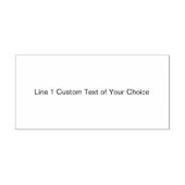 Tampons Encreurs Entreprise Traditionnelle 1 Ligne Texte Bois (Impression)