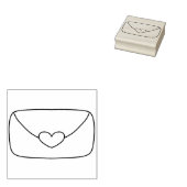 Tampons Encreurs Enveloppe avec sticker cardiaque (Tamponné)