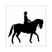 Tampons Encreurs Equestre Équitation Design Design Timbre en bois (Impression)