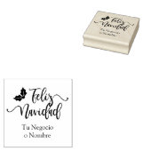 Tampons Encreurs Espagnol Feliz Navidad Citation Typographie & Holl (Tamponné)
