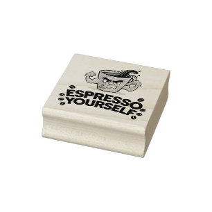 Tampons Encreurs Espresso Yourself - Amusant café design