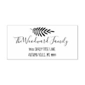 Tampons Encreurs Étiquette de adresse typographique accentué de la  (Impression)