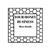 Tampons Encreurs Étiquette de nid d'abeille (Impression)