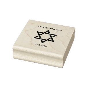 Tampons Encreurs Étoile de David de Mitzvah de barre