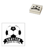 Tampons Encreurs Étoile de football (Tamponné)