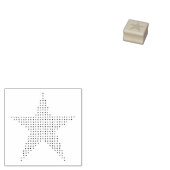 Tampons Encreurs Étoile en Pointillisme, Timbres en Caoutchouc (Tamponné)
