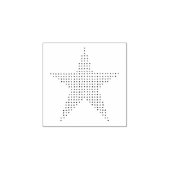 Tampons Encreurs Étoile en Pointillisme, Timbres en Caoutchouc (Impression)