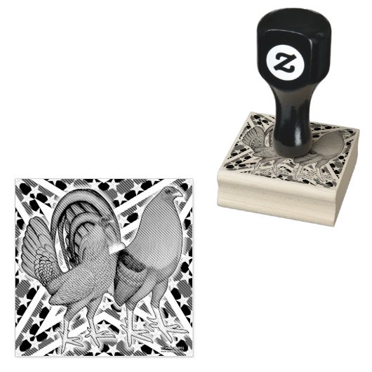 Tampons Encreurs Étoiles et rayures Gamefowl (Tamponné)