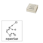 Tampons Encreurs Etoiles Zodiac Horoscope Céleste Aquarius (Tamponné)