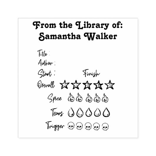 Tampons Encreurs Évaluation de la bibliothèque de notes rapides (Impression)