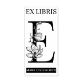 Tampons Encreurs EX librairies Librairie Librairie monogramme E (Impression)