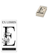 Tampons Encreurs EX librairies Librairie Librairie monogramme E (Tamponné)