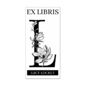 Tampons Encreurs EX librairies Librairie Librairie monogramme L (Impression)