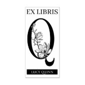 Tampons Encreurs EX librairies Librairie Librairie monogramme Q (Impression)