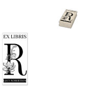 Tampons Encreurs EX librairies Librairie Librairie monogramme R (Tamponné)