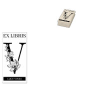 Tampons Encreurs EX librairies Librairie Librairie monogramme V (Tamponné)