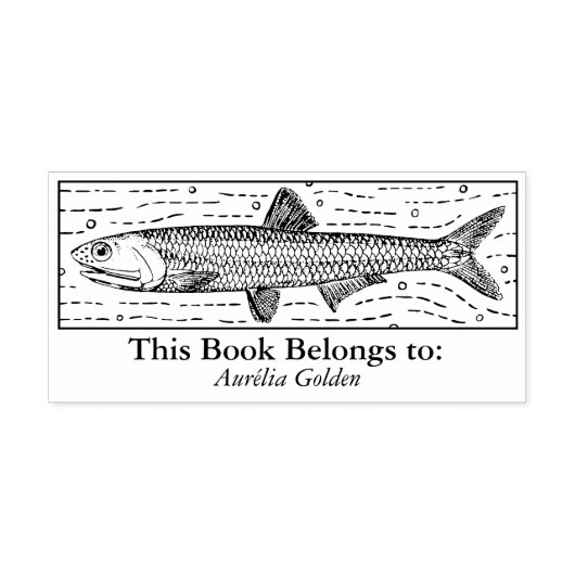 Tampons Encreurs Ex Libris - Anchovy (Impression)