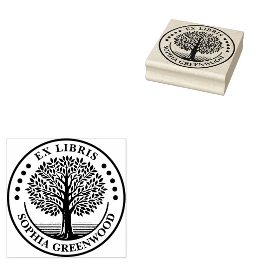 Tampons Encreurs Ex Libris - Arborescence (Tamponné)