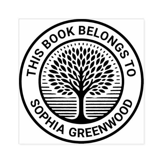 Tampons Encreurs Ex Libris - Arbre 03 (Impression)