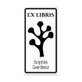 Tampons Encreurs Ex Libris Arbre Abstrait/Plante 01 (Impression)