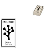 Tampons Encreurs Ex Libris Arbre Abstrait/Plante 01 (Tamponné)