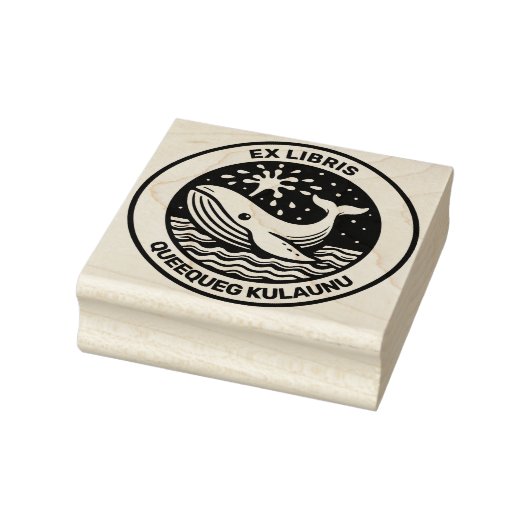 Tampons Encreurs Ex Libris - Baleine blanche (Tampon)