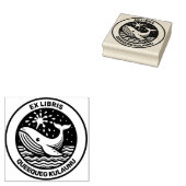 Tampons Encreurs Ex Libris - Baleine blanche (Tamponné)