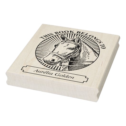 Tampons Encreurs Ex Libris - Beau Cheval (Tampon)