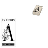 Tampons Encreurs EX libris Bibliothèque ex-libris monogramme A (Tamponné)