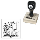 Tampons Encreurs Ex libris Book Bloom (Tamponné)