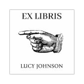 Tampons Encreurs EX LIBRIS Bookplate Rubber Stamp | Personalized (Impression)