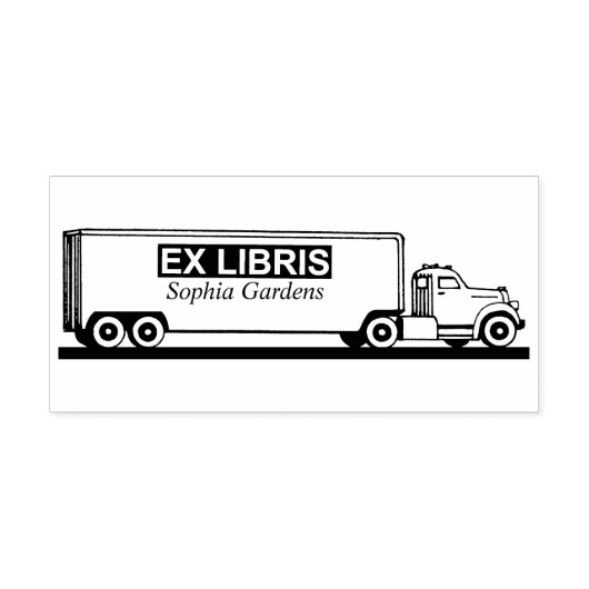 Tampons Encreurs Ex Libris - Camion (Impression)
