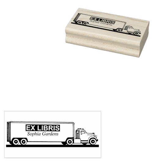 Tampons Encreurs Ex Libris - Camion (Tamponné)