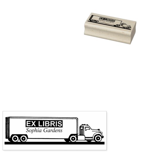 Tampons Encreurs Ex Libris - Camion (Tamponné)