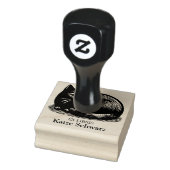 Tampons Encreurs Ex Libris - Chat Noir Style de coupe (Tampon)