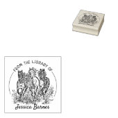 Tampons Encreurs Ex-libris Chevaux Élégants (Tamponné)