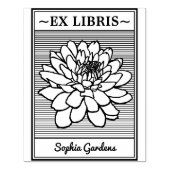 Tampons Encreurs Ex Libris - Chrysanthemum (Impression)