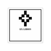 Tampons Encreurs Ex-libris croix (Impression)