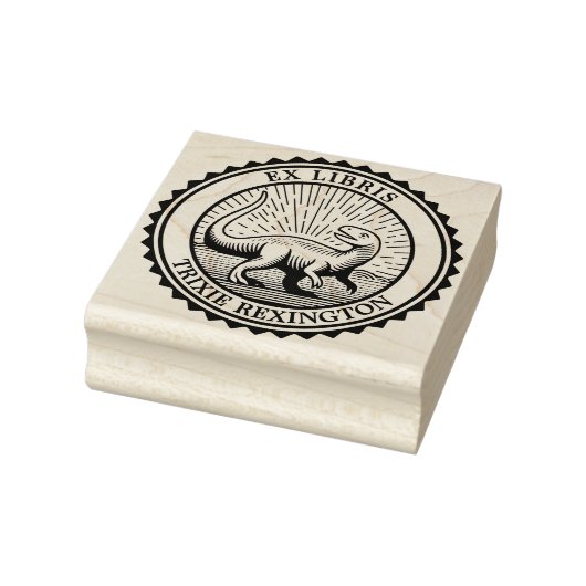 Tampons Encreurs Ex Libris - Dinosaur (Tampon)