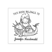 Tampons Encreurs Ex-libris Dragon Bébé Personnalisé (Impression)